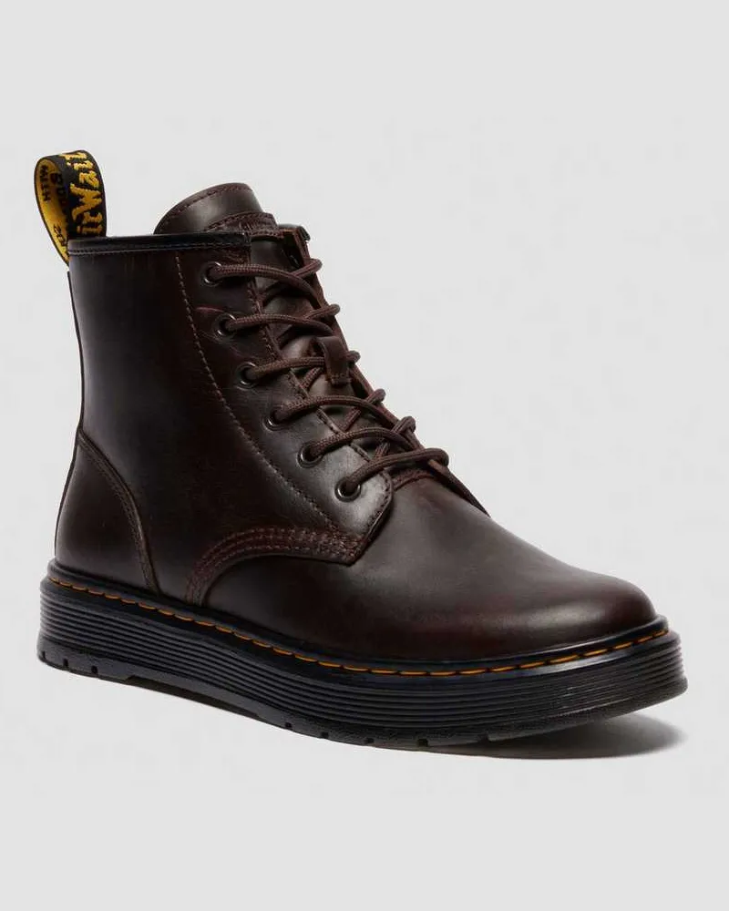 Dr.Martens Brookline Crazy Horse Leder Chukka Stiefel in Braun, Größe Braun