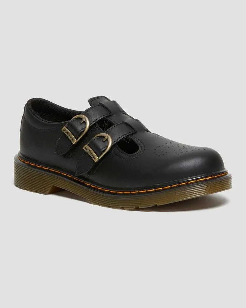 Dr.Martens Jugend 8065 Softy T Leder Mary Jane Schuhe in Schwarz, Größe Schwarz
