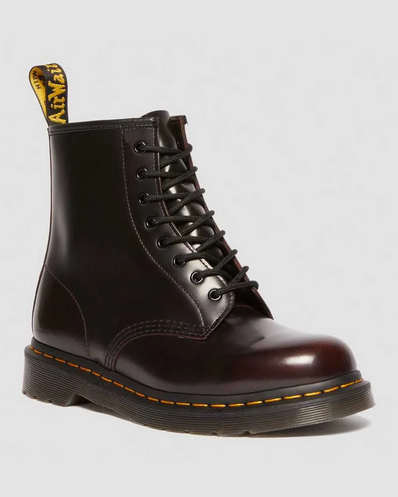 Dr.Martens 1460 Arcadia Leder Stiefel in Rot, Größe Rot