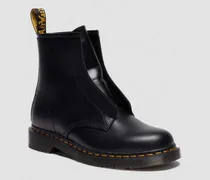 1460 Glattleder Slip On Stiefel Ohne Schnürung in Schwarz, Größe