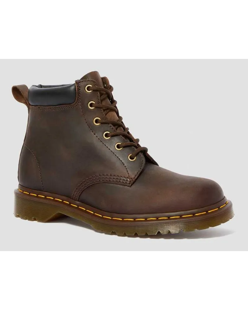 Dr.Martens 939 Ben Crazy Horse Leder Schnürstiefel in Braun Braun