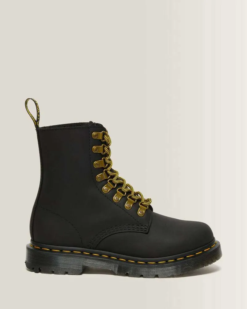 Dr.Martens 1460 Pascal Dm's Wintergrip Lederstiefeletten, in Schwarz, Größe Schwarz