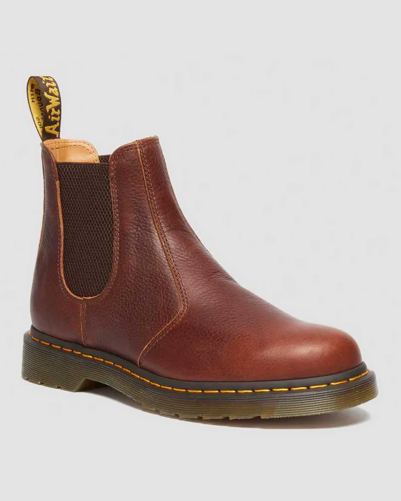 Dr.Martens 2976 Ambassador Leder Chelsea Stiefel Schuhe in Braun, Größe Braun