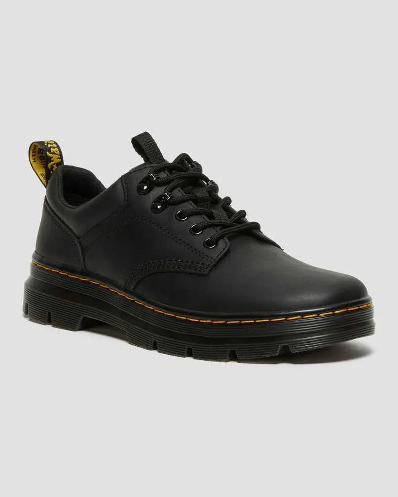 Dr.Martens Reeder Wyoming Leder Utility Schuhe in Schwarz, Größe Schwarz