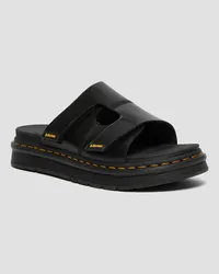 Dr.Martens Daxton Leder Slip-On Sandalen in Schwarz Schwarz