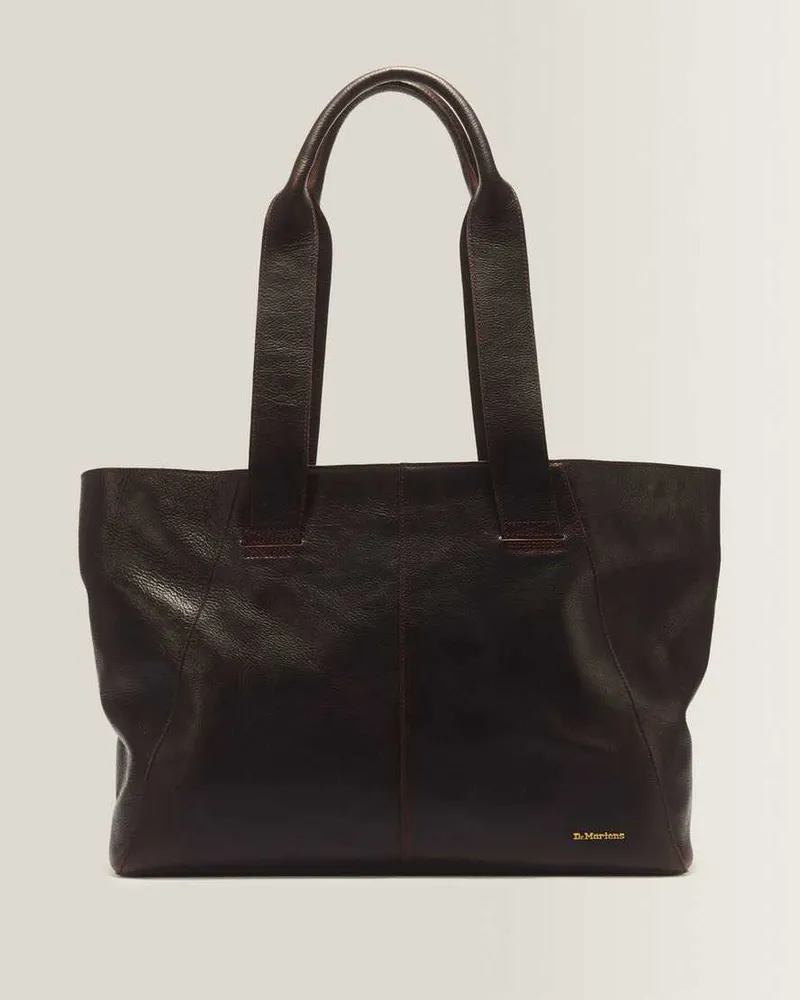 Dr.Martens Maxi Overdrive Leder Tote Bag in Braun Braun