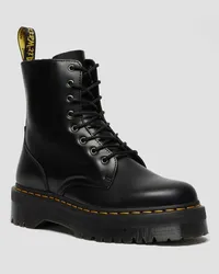 Dr.Martens Jadon Plateau Stiefel, Leder in Schwarz Schwarz