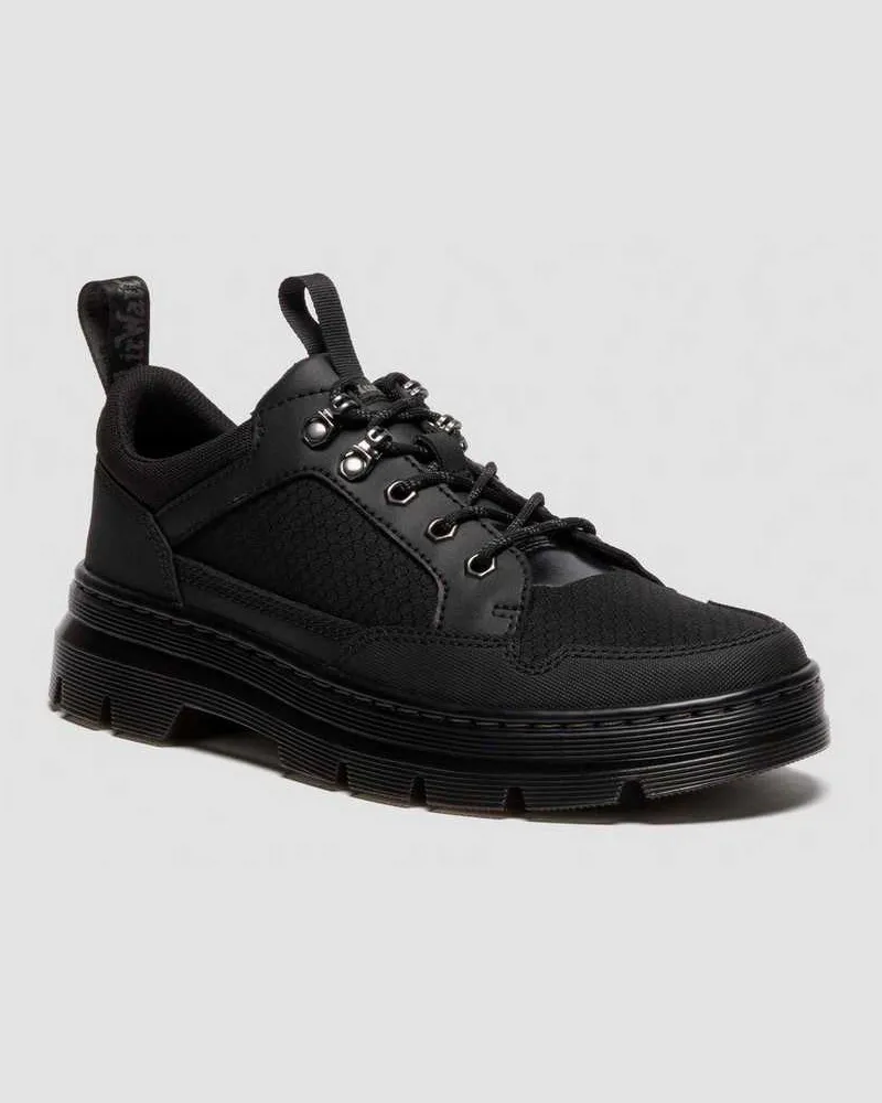 Dr.Martens Reeder Mk.02 Nylon & Wildleder Utility Schuhe in Schwarz, Größe Schwarz