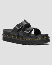 Dr.Martens Myles Slip-on Sandalen, Leder in Schwarz Schwarz