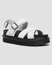 Dr.Martens Voss II Lederband Sandalen in Weiß Weiß