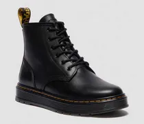 Brookline Soft Leder Chukka Stiefel in Schwarz, Größe