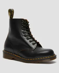 Dr.Martens 1460 Vintage, Leder Stiefel in Schwarz Schwarz