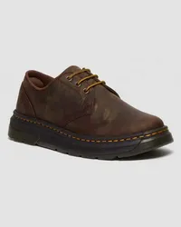 Dr.Martens Crewson Lo Crazy Horse Leder Schuhe in Braun Braun