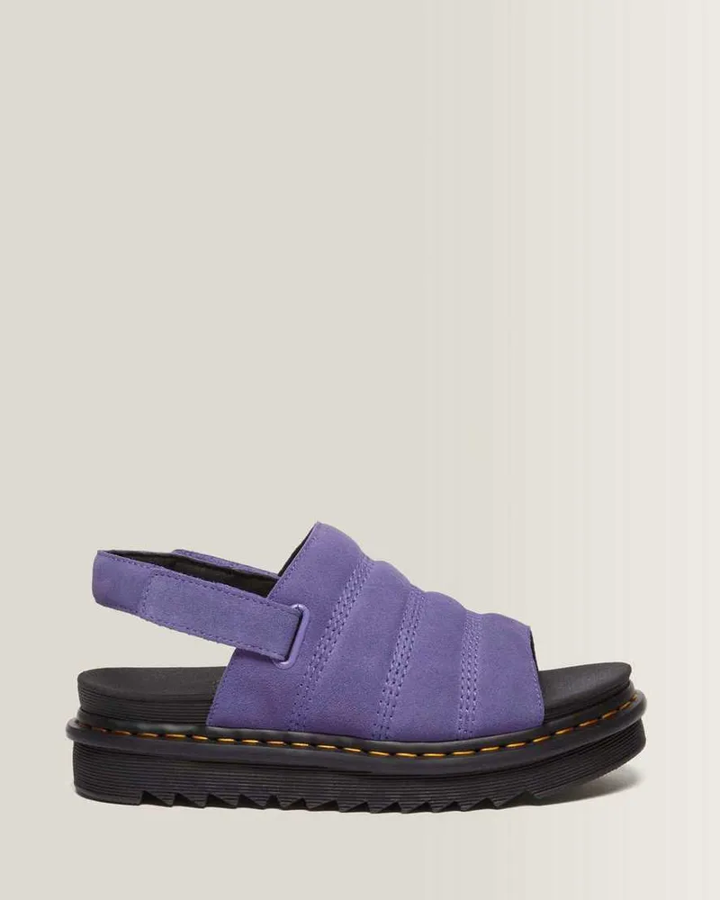 Dr.Martens Kole Wildleder Sandalen in Violett, Größe Violett