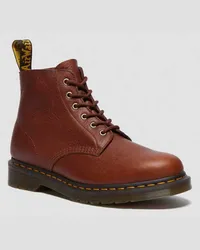 Dr.Martens 101 Ambassador Leder Stiefel in Braun Braun