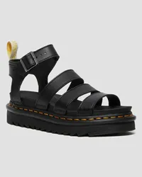 Dr.Martens Vegane Blaire Riemen Sandalen, in Schwarz Schwarz