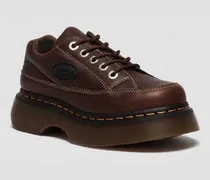 Buzz 5-Ösen Grizzly Leder Schuhe in Braun, Größe