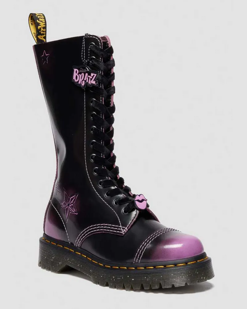 Dr.Martens Leder 1B99 Bratz Bex Hohe Stiefel in Violett, Größe Violett