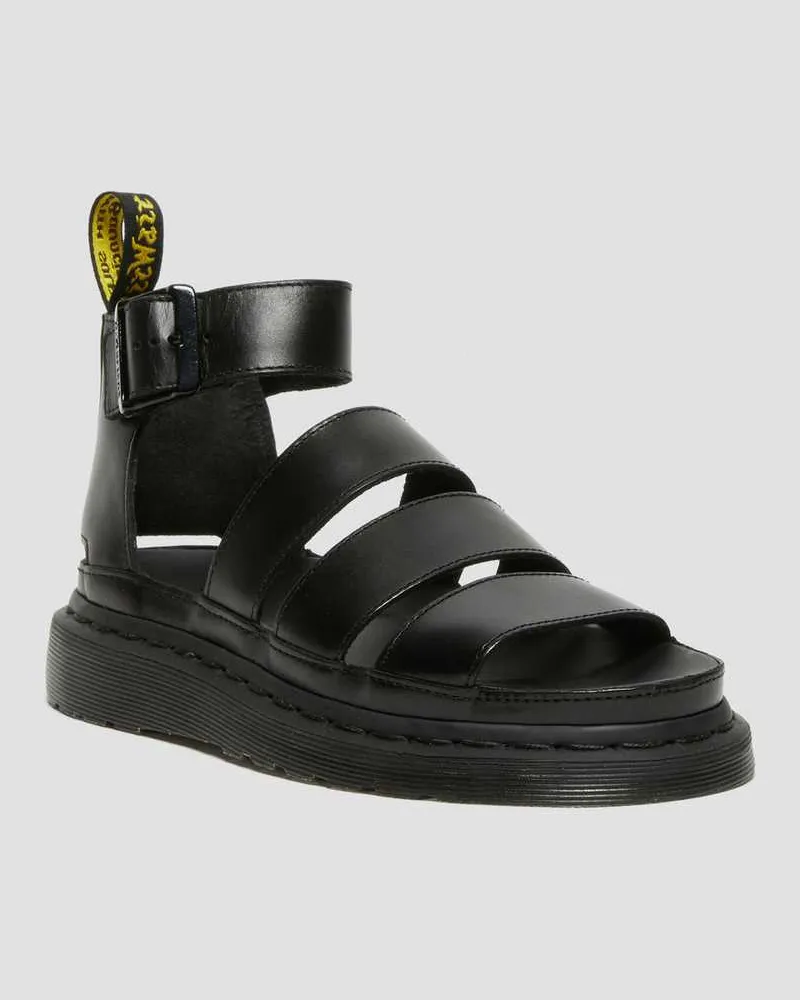 Dr.Martens Leder Clarissa II Brando Sandalen in Schwarz, Größe Schwarz