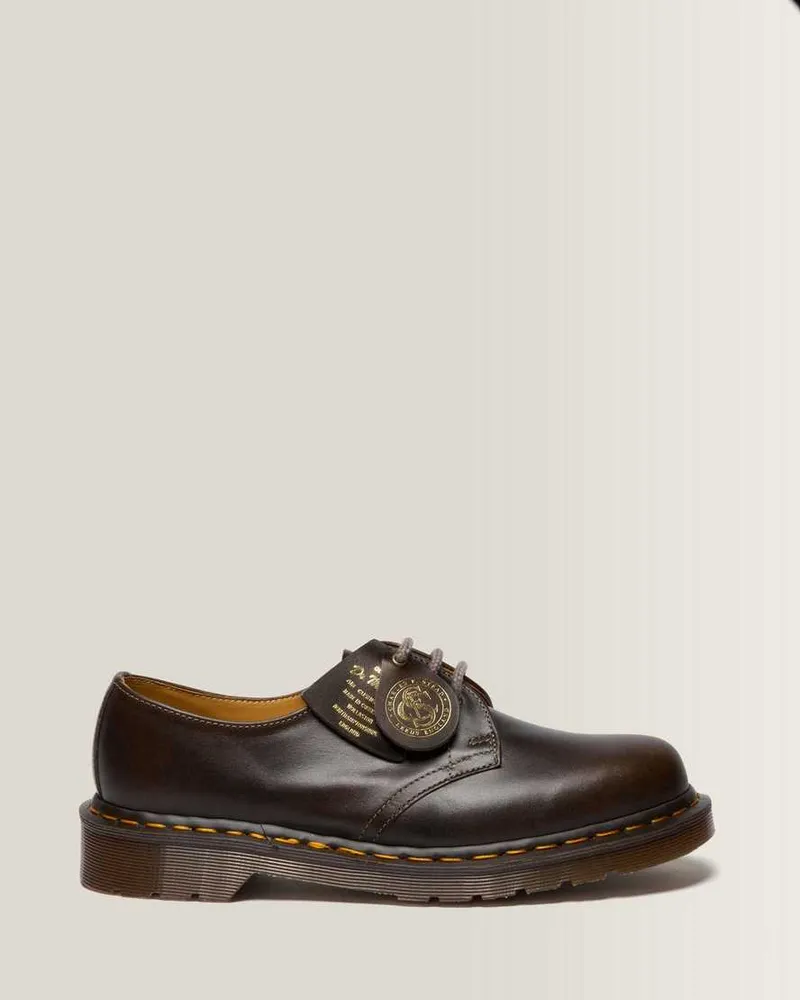 Dr.Martens 1461 Classic Calf Leder Schuhe in Grau, Größe Grau