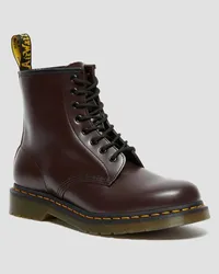 Dr.Martens 1460 Glattleder Schnürstiefel, in Rot/Violett Rot