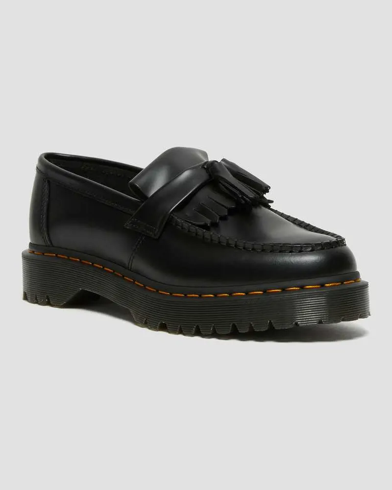 Dr.Martens Adrian Bex Glattleder Tassel Loafer in Schwarz, Größe Schwarz