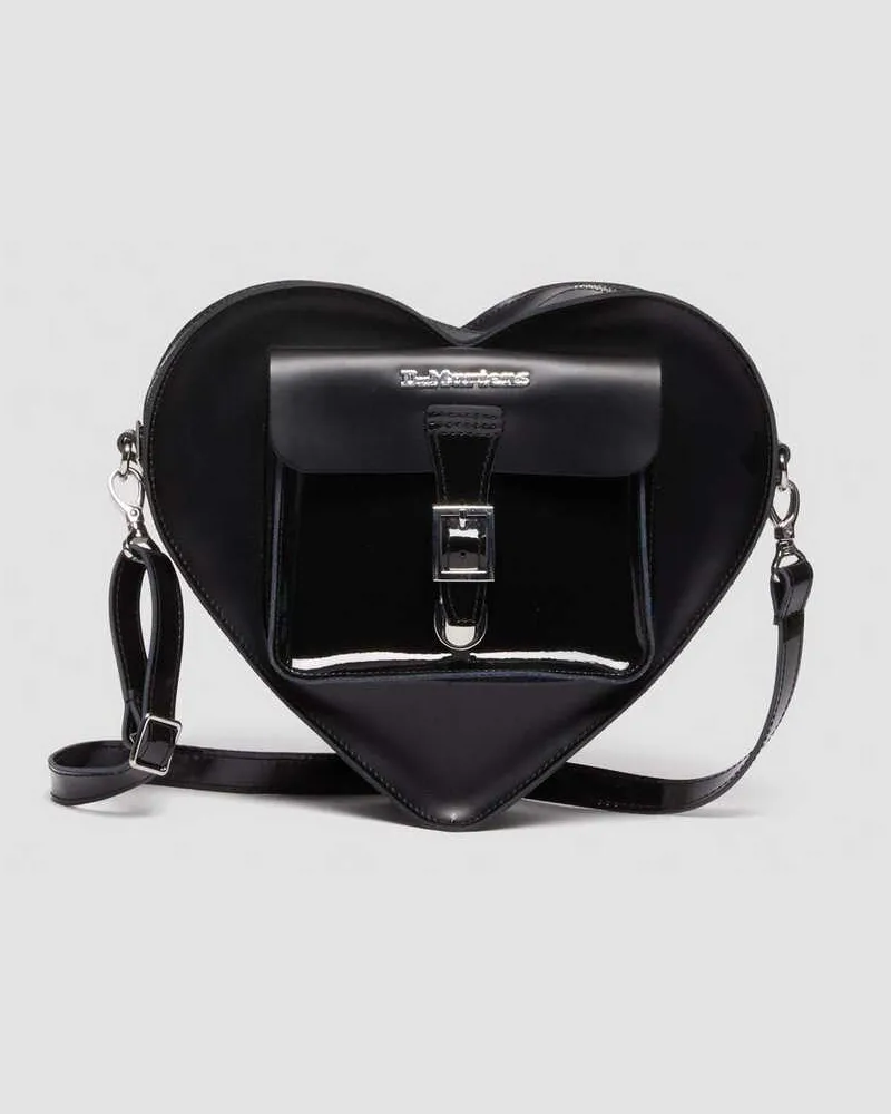 Dr.Martens Heart Leder Bag in Schwarz Schwarz