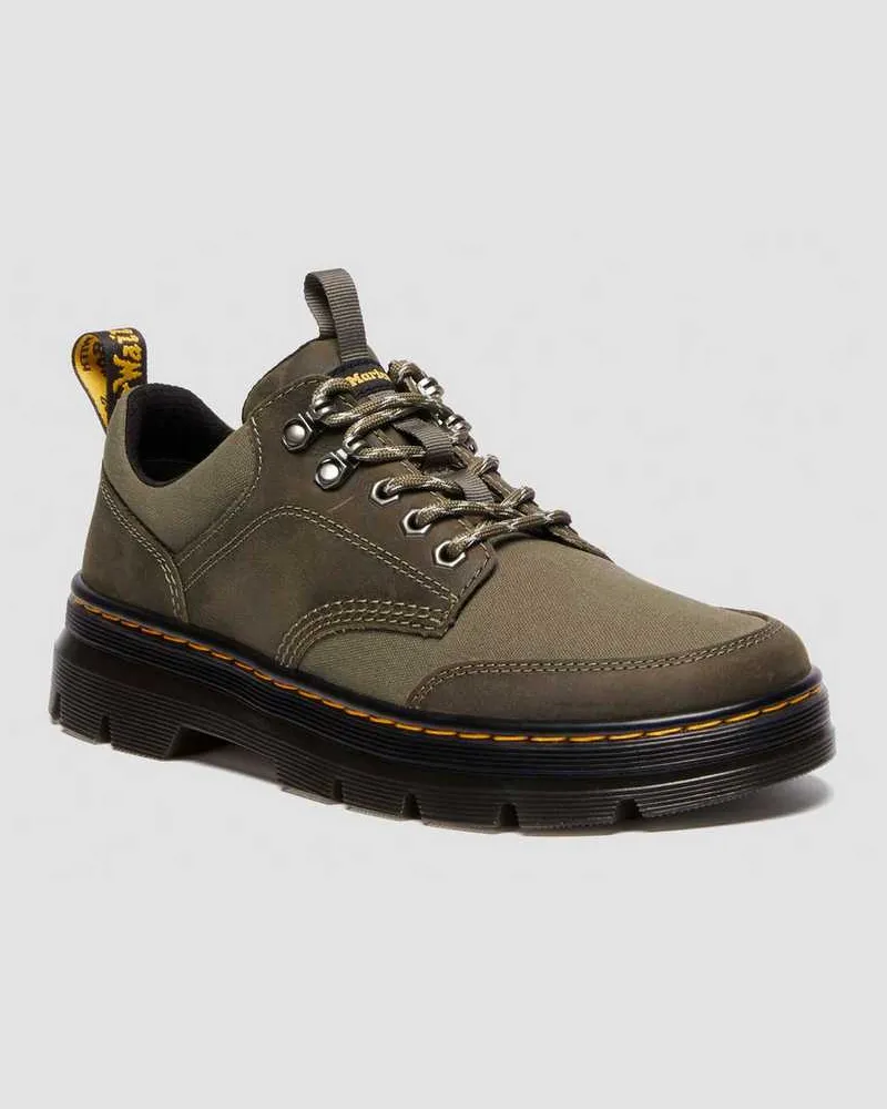 Dr.Martens Reeder Wyoming Leder Utility Schuhe in Grün, Größe Grün