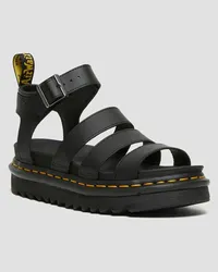 Dr.Martens Hydro Blaire Riemen Sandalen, Leder in Schwarz Schwarz