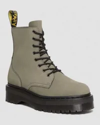 Dr.Martens Jadon Milled Nubuck Plateau Stiefel in Grau Grau