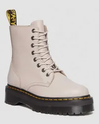 Dr.Martens Jadon III Pisa Leder Plateaustiefel in Creme Creme