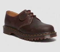 1461 Wax Commander Leder Oxford Schuhe in Braun, Größe