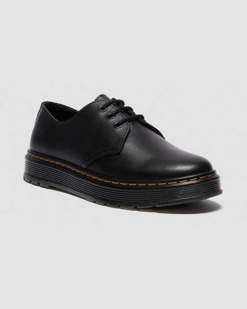 Dr.Martens Brookline Lo Leder Schuhe in Schwarz, Größe Schwarz