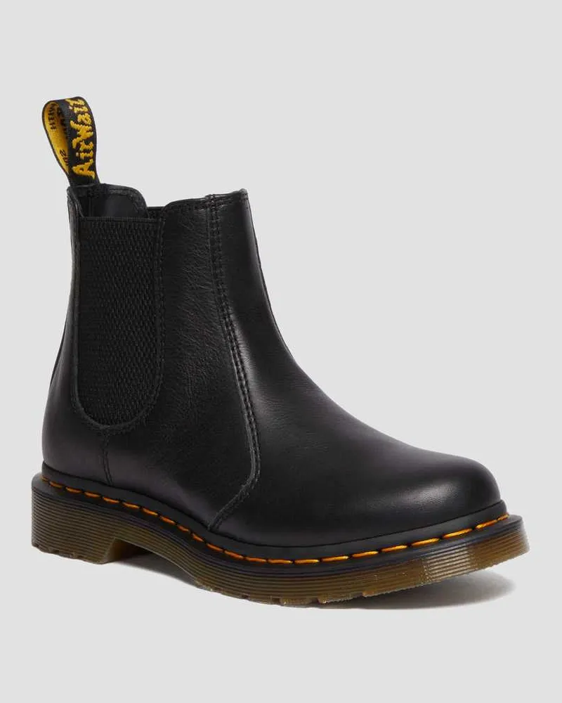 Dr.Martens 2976 Virginia Leder Chelsea Stiefel Schuhe in Schwarz, Größe Schwarz