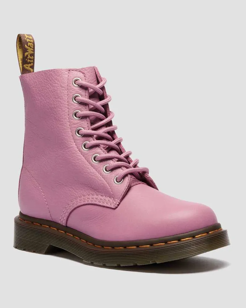 Dr.Martens 1460 Soft Leder Stiefel in Rosa, Größe Rosa