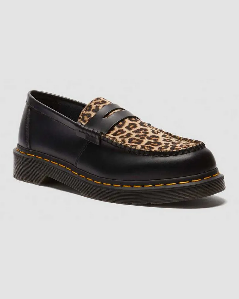 Dr.Martens Penton Hair On & Glattleder Schuhe in Schwarz, Größe Schwarz