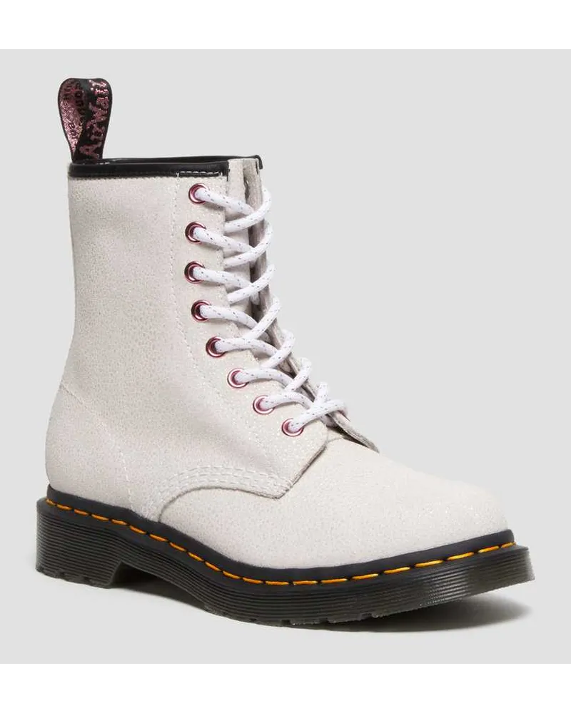 Dr.Martens 1460 Bejeweled Lace Up Stiefel in Weiß Weiß