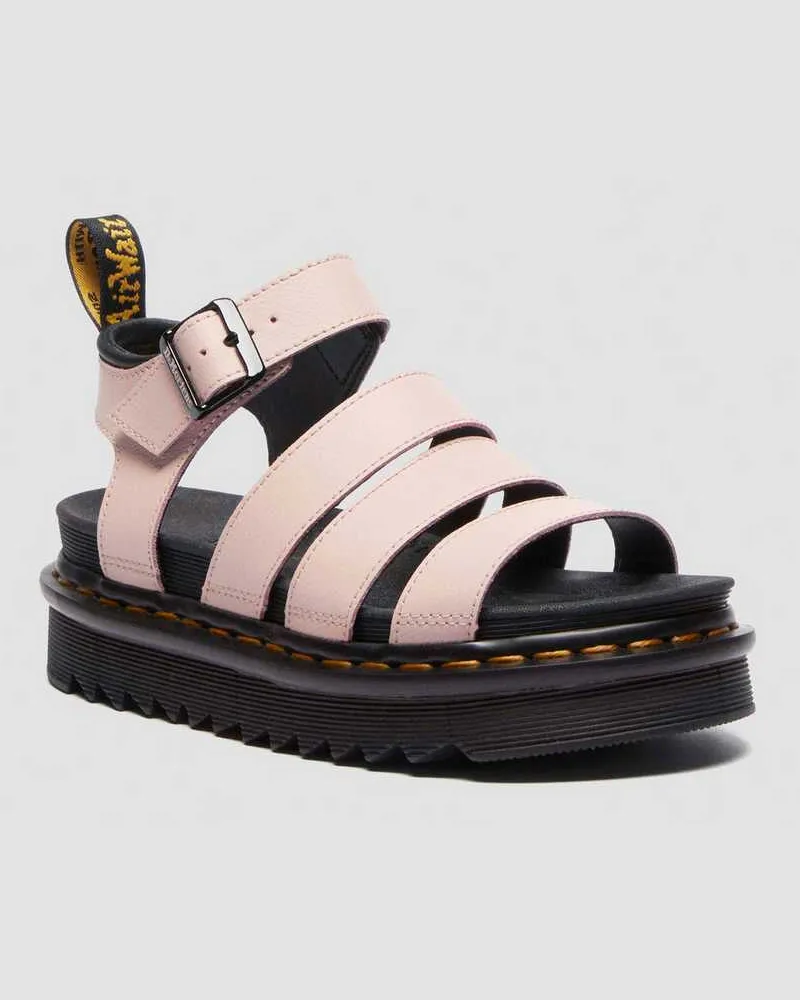 Dr.Martens Blaire Athena Leder Riemensandalen in Rosa, Größe Rosa
