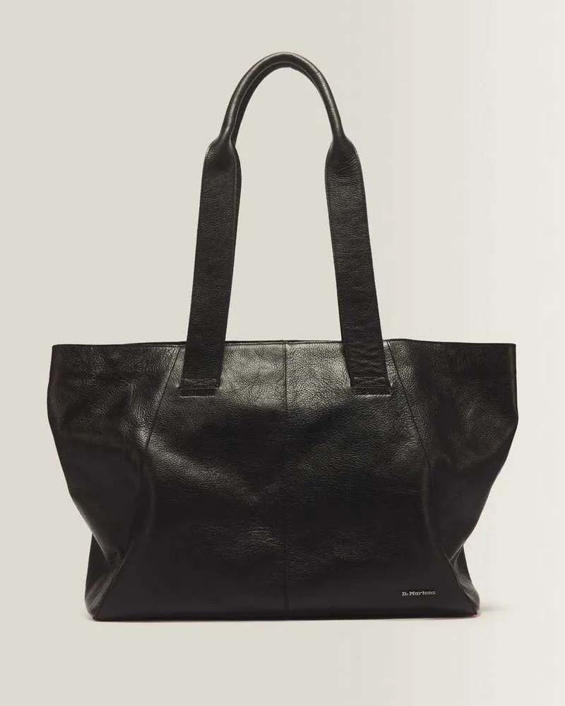 Dr.Martens Maxi Overdrive Leder Tote Bag in Schwarz Schwarz