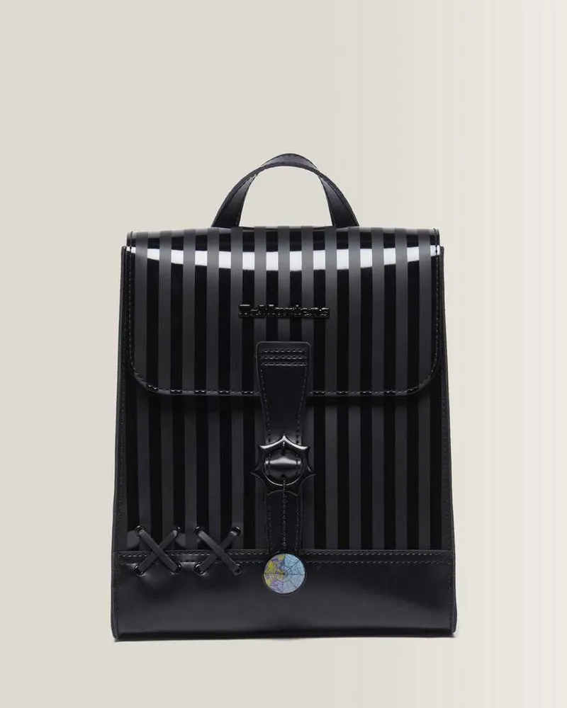 Dr.Martens Wednesday Leder Mini Rucksack in Schwarz Schwarz