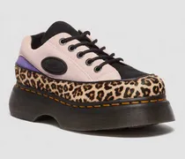 Buzz 5-Ösen Leopard Und Wildleder Schuhe in Bräunen, Größe