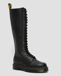 Dr.Martens 1B60 Bex Pisa Leder Hohe Stiefel in Schwarz Schwarz