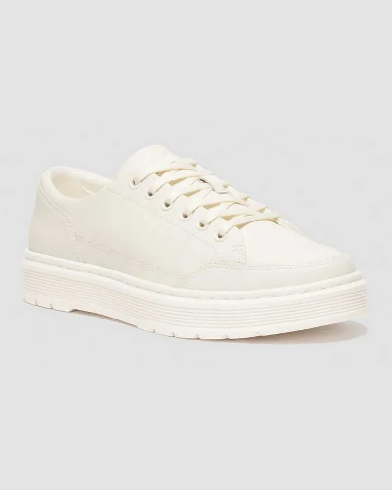 Dr.Martens Brookline Nappa Leder Schuhe in Weiß, Größe Weiß
