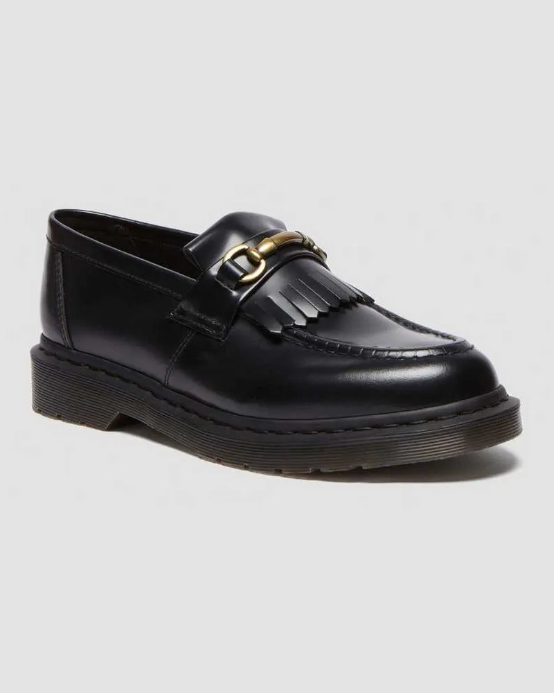 Dr.Martens Adrian Snaffle Glattleder Tassel Loafer in Schwarz, Größe Schwarz