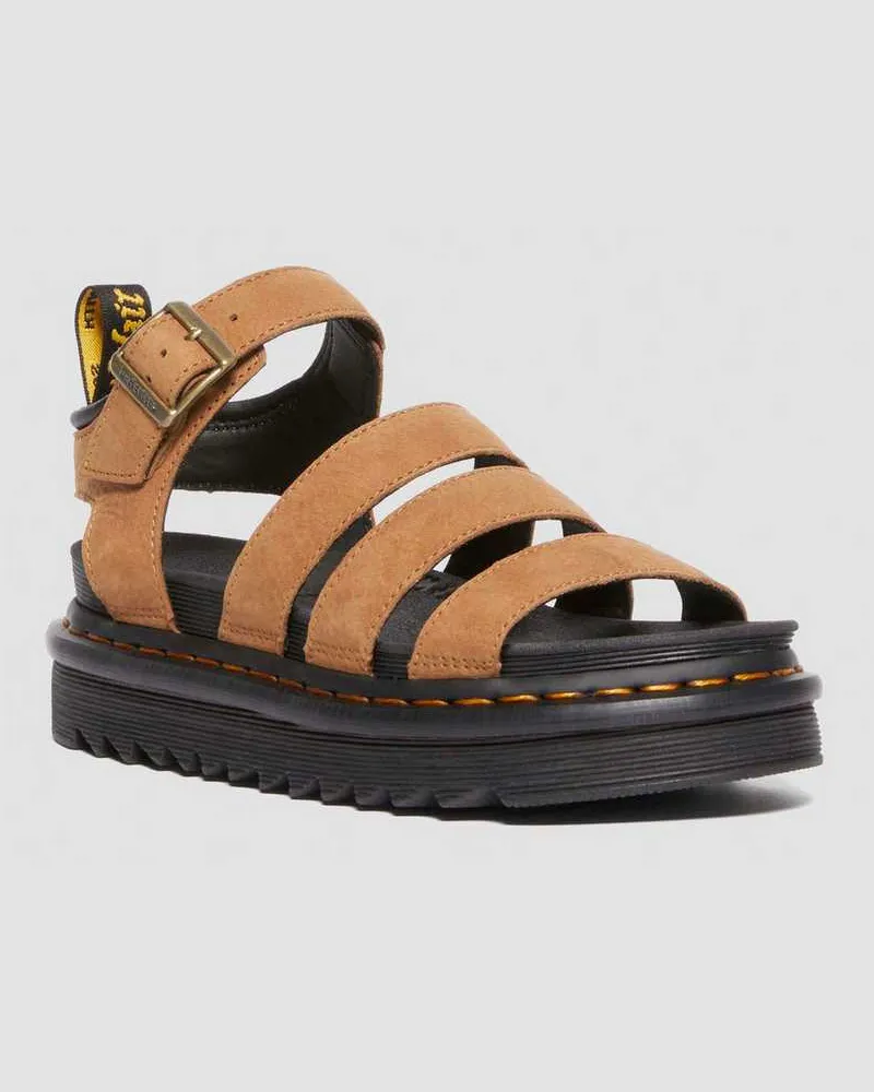 Dr.Martens Blaire Tumbled Nubuck Sandalen in Braun, Größe Braun