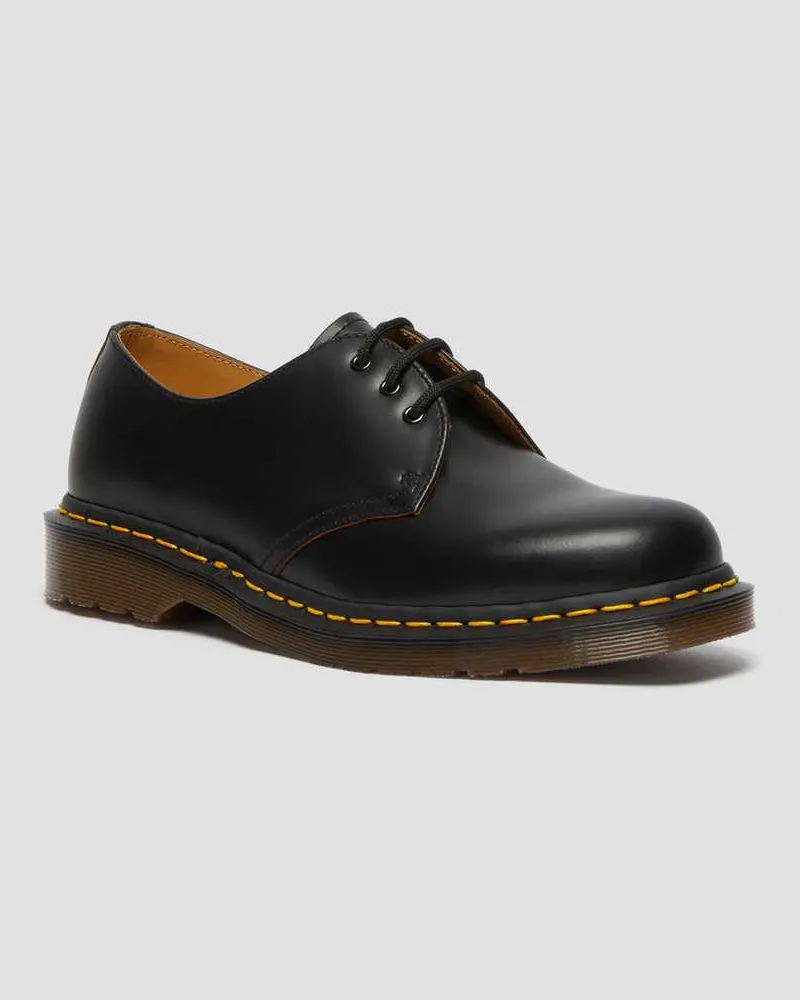Dr.Martens Vintage 1461 Quilon Leder Oxford Schuhe in Schwarz, Größe Schwarz