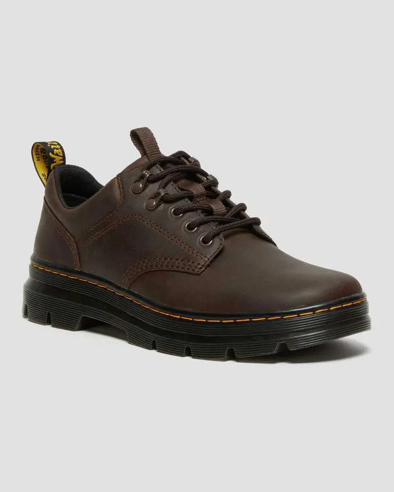 Dr.Martens Reeder Crazy Horse Leder Utility Schuhe in Braun, Größe Braun