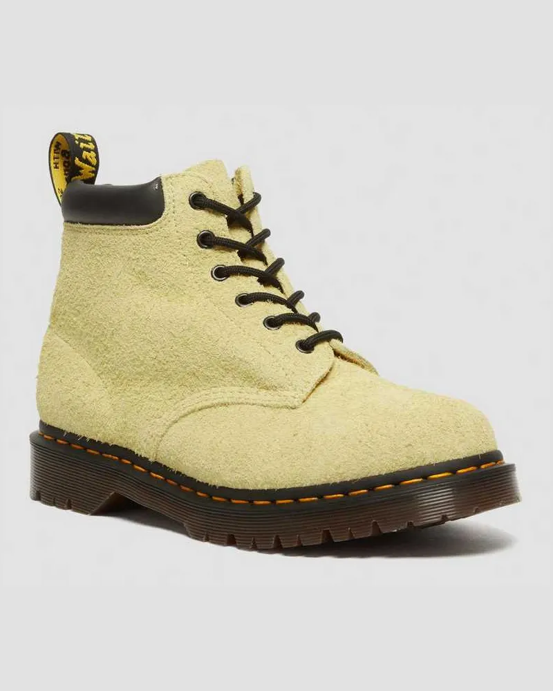 Dr.Martens 939 Ben Suede Padded Collar Schnürstiefel in Gelb, Größe Gelb