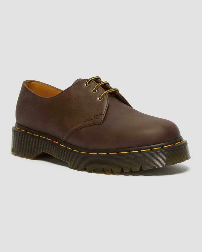 Dr.Martens 1461 Bex Crazy Horse Leder Oxford Schuhe in Braun, Größe Braun