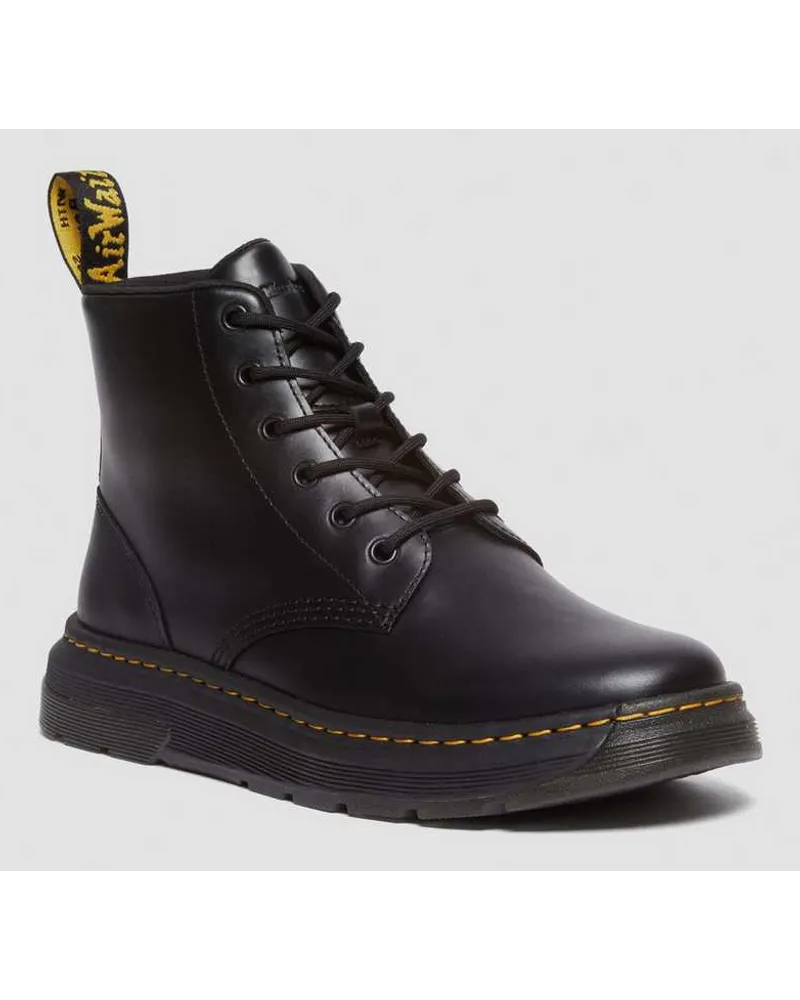 Dr.Martens Crewson Chukka Leder Schnürstiefel in Schwarz Schwarz